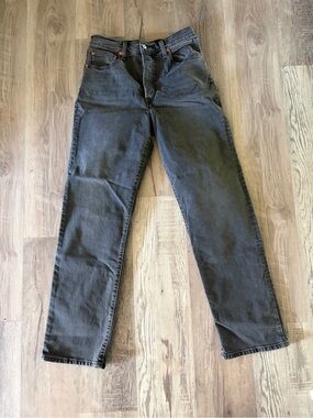 Women’s ribcage straight Black Denim Jeans - never worn